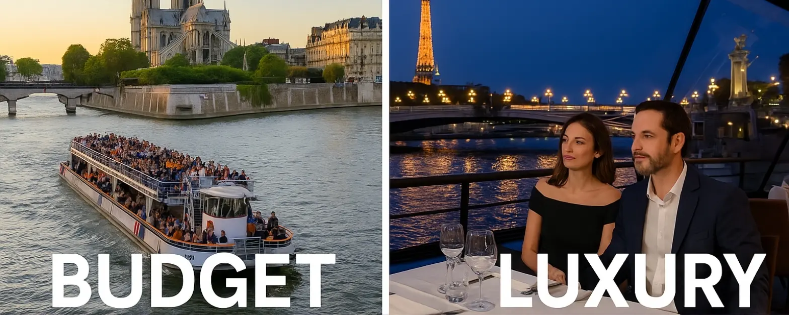 Budget vs. Luxus: Die richtige Seine-Kreuzfahrt für Sie wählen